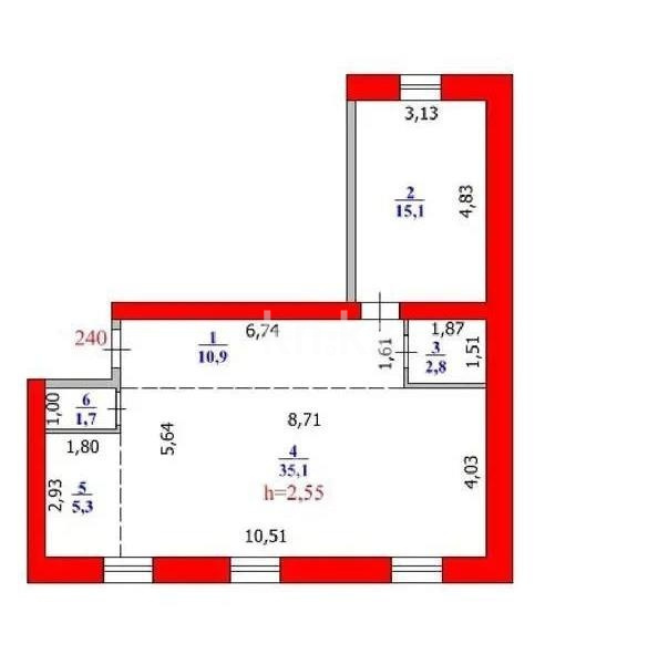 Продажа 1-комнатной квартиры, 53.8 м² в Астане - фото 4