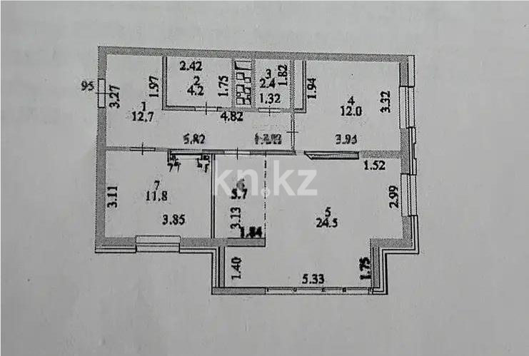 Продажа 3-комнатной квартиры, 73.3 м² в Астане - фото 7