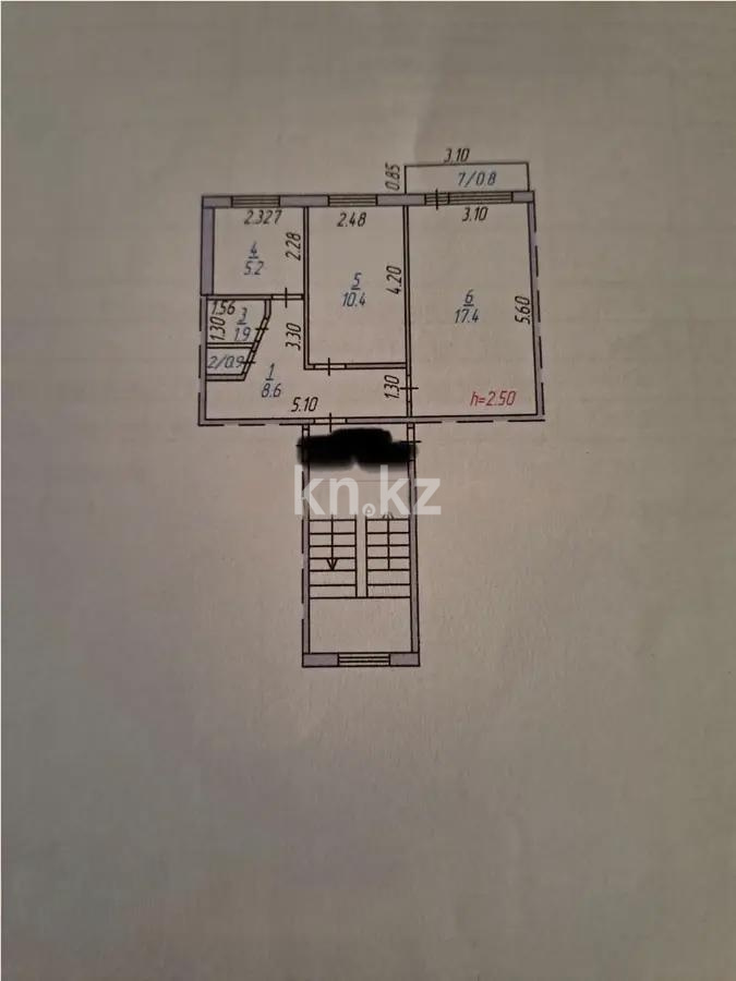 Продажа 2-комнатной квартиры, 45 м² в Темиртау - фото 5