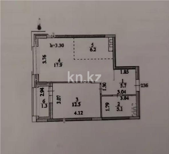 Продажа 2-комнатной квартиры, 50 м² в Астане - фото 4