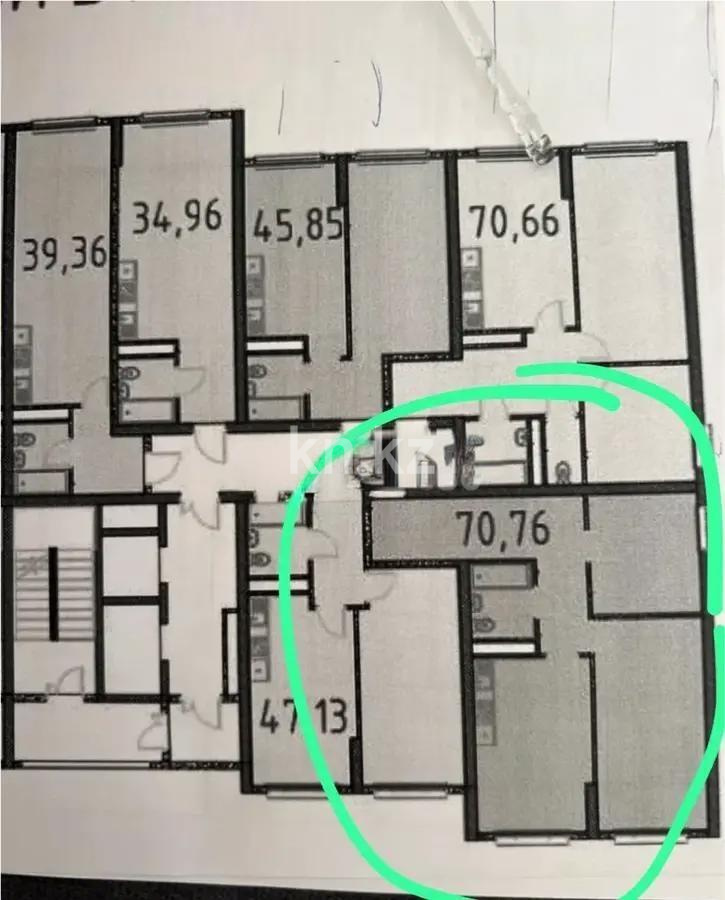 Продажа 2-комнатной квартиры, 70 м² в Алматы - фото 3