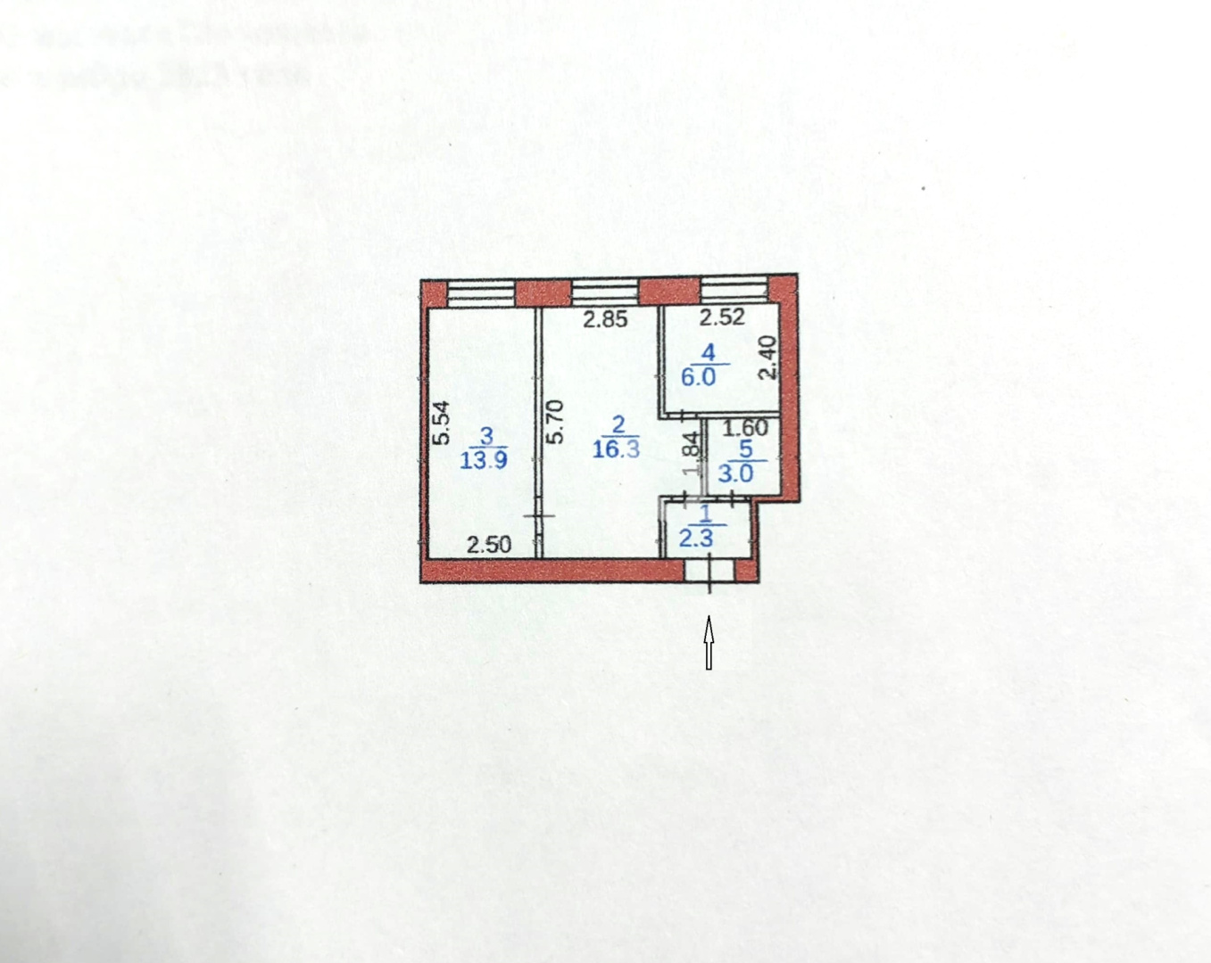 Продажа 2-комнатной квартиры, 42 м², ул. Ишимская, дом  72 в Караганде - фото 21