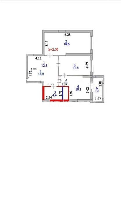 Продажа 3-комнатной квартиры, 61.6 м², ул. Косшыгулулы, дом  4 в Астане - фото 6