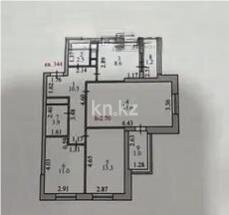 Продажа 3-комнатной квартиры, 77 м² в Астане - фото 9