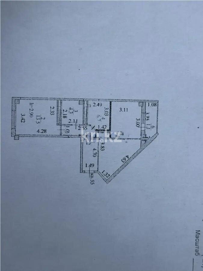 Продажа 2-комнатной квартиры, 58 м² в Астане - фото 4