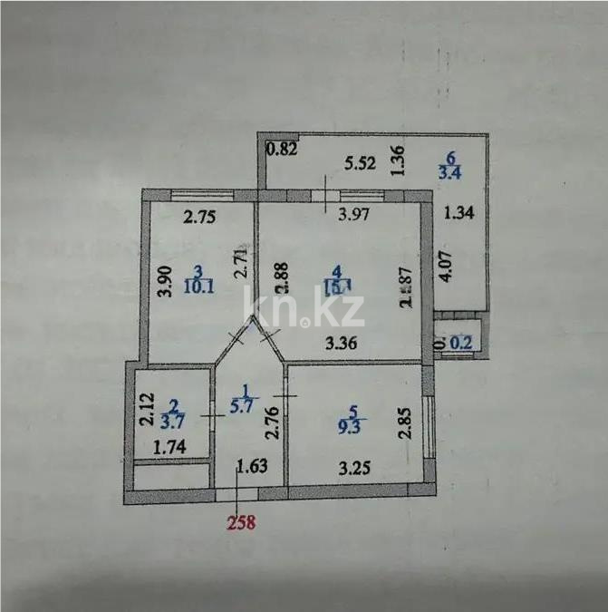 Продажа 2-комнатной квартиры, 50 м² в Астане - фото 5