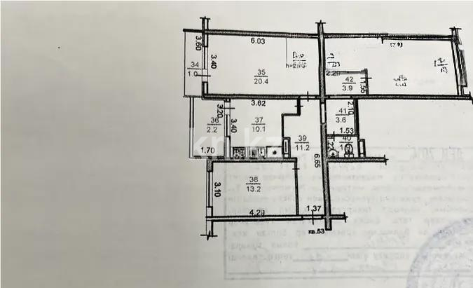 Продажа 3-комнатной квартиры, 88 м² в Алматы