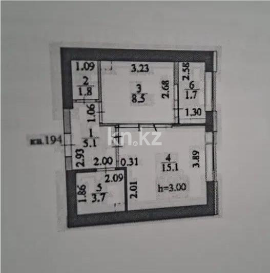 Продажа 1-комнатной квартиры, 37 м² в Астане