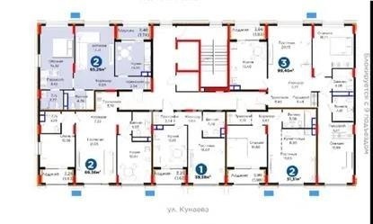 Продажа 2-комнатной квартиры, 65.26 м² в Астане - фото 2