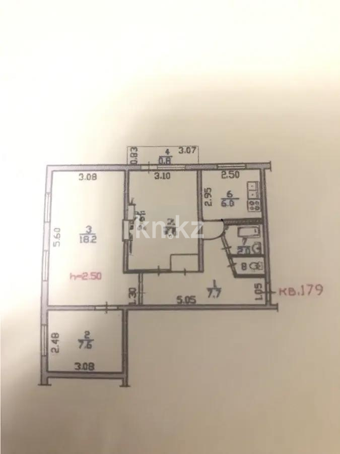 Продажа 3-комнатной квартиры, 56.5 м² в Алматы - фото 5