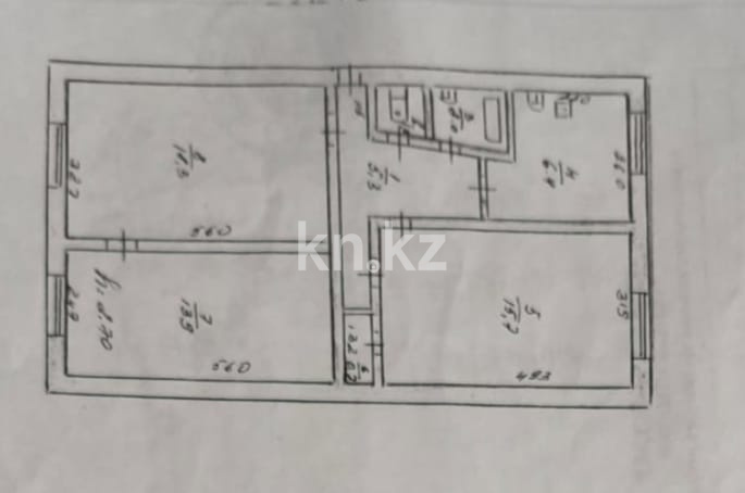 Продажа 3-комнатной квартиры, 63.3 м² в Алматинской области - фото 18
