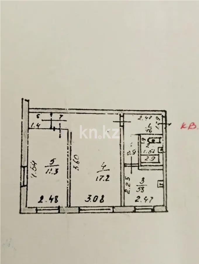 Продажа 2-комнатной квартиры, 46 м², 1 мкр., дом  26 в Алматы - фото 6