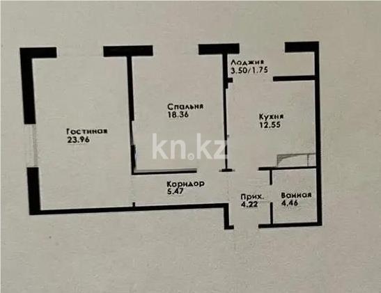 Продажа 3-комнатной квартиры, 70.77 м² в Алматы