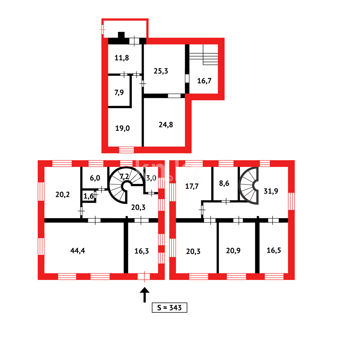 Продажа 6-комнатного дома, 343 м², ул. Жандарбековой в Караганде - фото 32