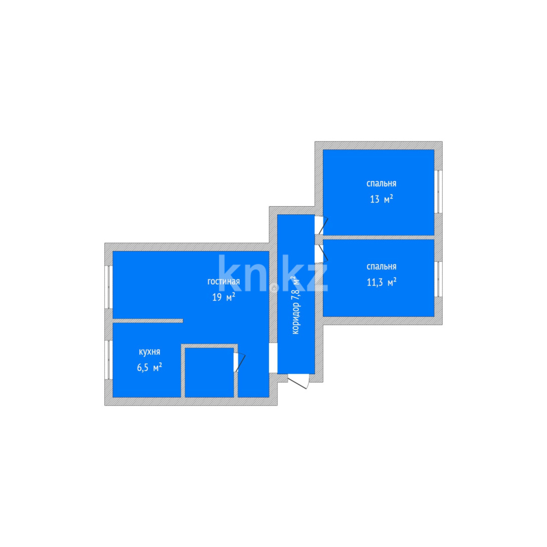 Продажа 3-комнатной квартиры, 61 м² в Костанае - фото 2