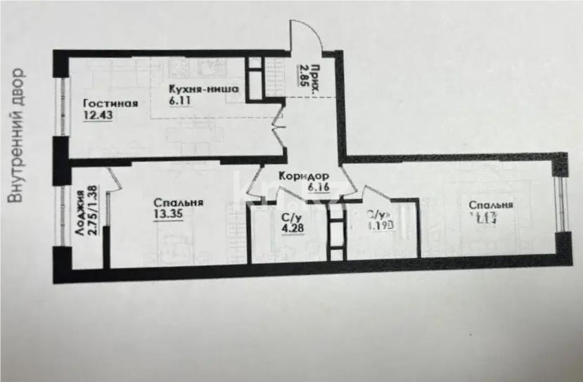 Продажа 3-комнатной квартиры, 66 м² в Алматы - фото 5