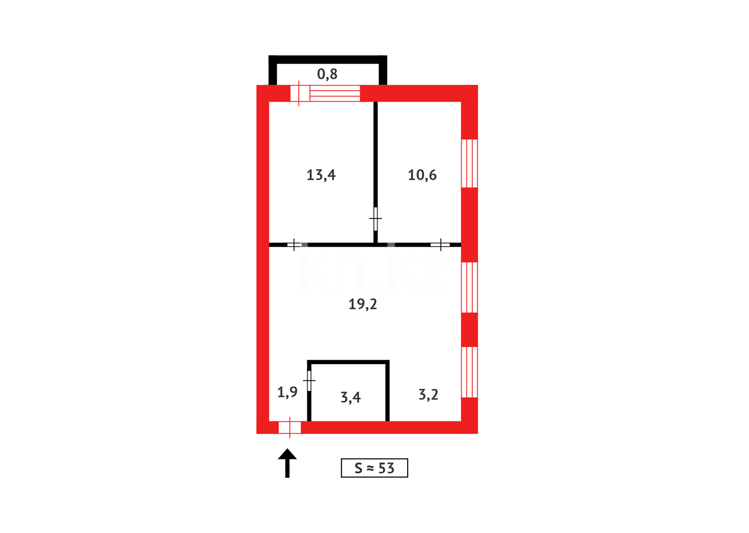 Продажа 4-комнатной квартиры, 52 м² в Сарани - фото 9