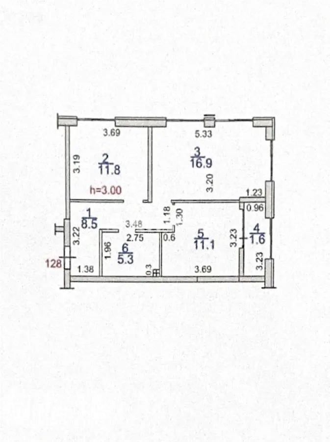 Продажа 2-комнатной квартиры, 56 м², пр. Сейфуллина, дом  467г в Алматы - фото 3