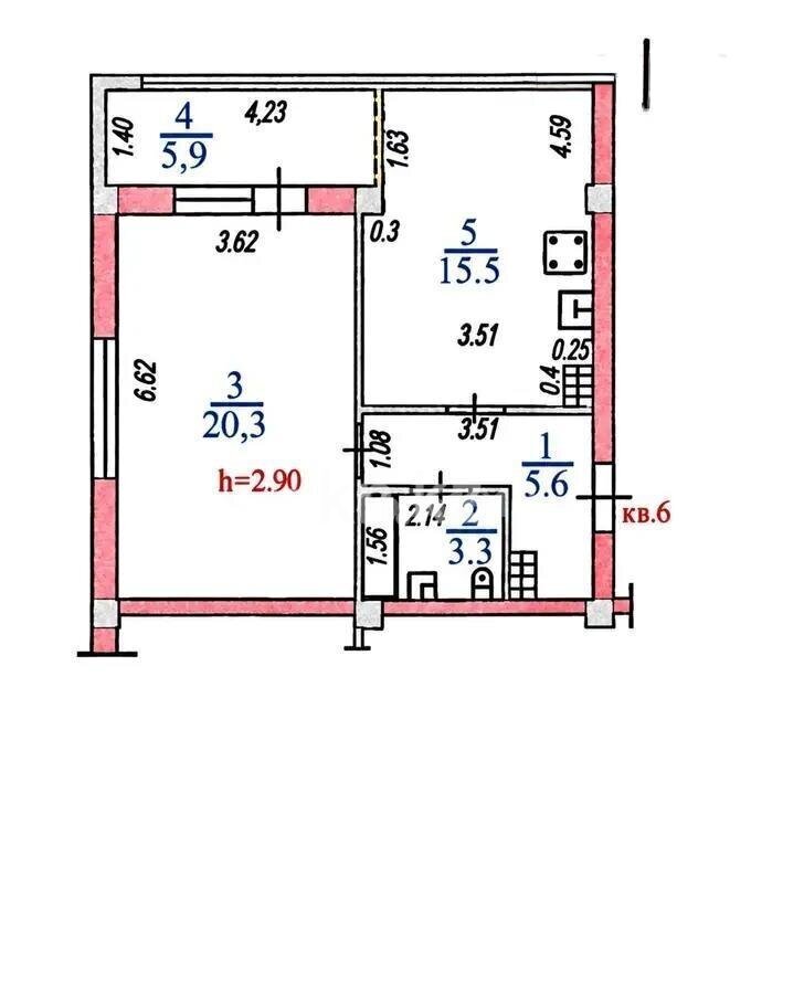 Продажа 1-комнатной квартиры, 50.6 м² в Алматы - фото 5