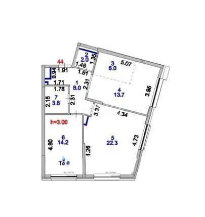 Продажа 3-комнатной квартиры, 70 м² в Астане - фото 4