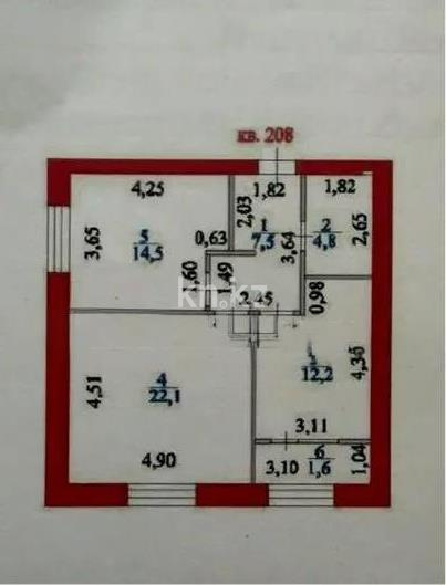 Продажа 2-комнатной квартиры, 63 м² в Астане