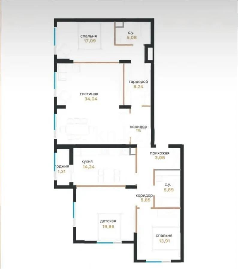 Продажа 4-комнатной квартиры, 133 м² в Астане - фото 7