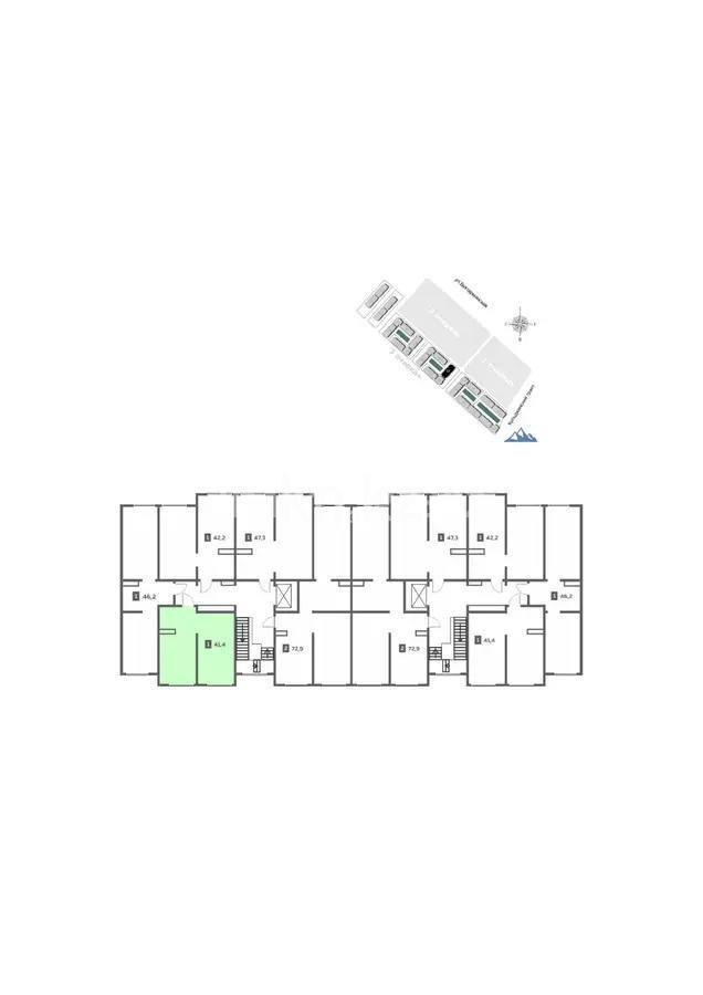 Продажа 1-комнатной квартиры, 41.4 м² в Алматы