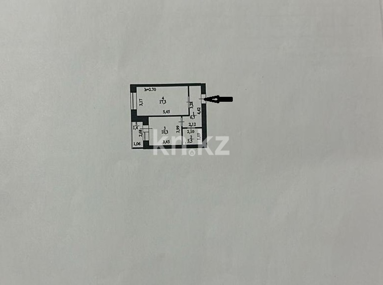 Продажа 1-комнатной квартиры, 40 м² в Астане - фото 2