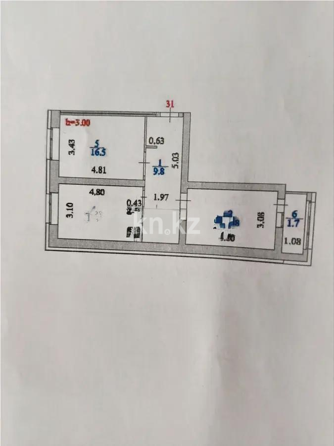 Продажа 2-комнатной квартиры, 61 м², ул. Калдаякова, дом  59 стр в Астане - фото 3