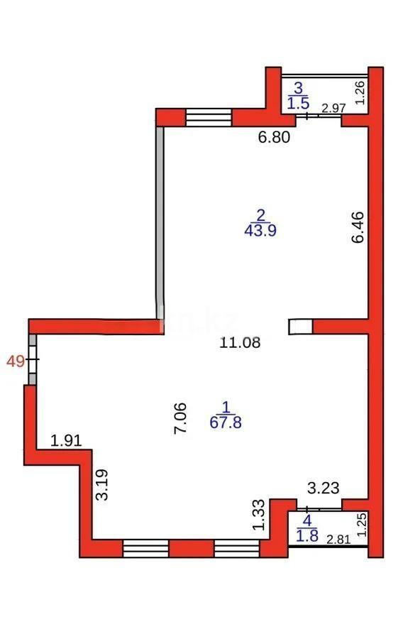 Продажа 4-комнатной квартиры, 115 м² в Караганде - фото 3