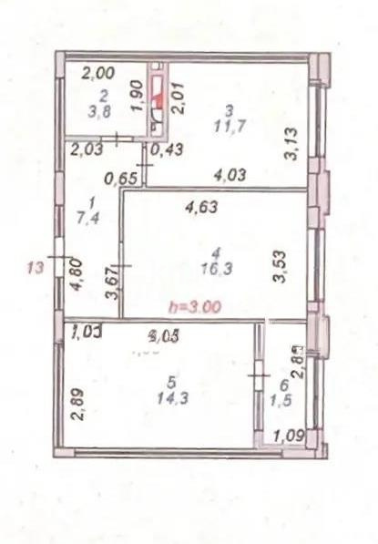 Продажа 2-комнатной квартиры, 55 м² в Астане