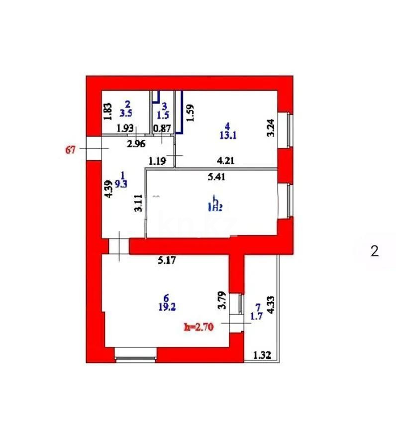 Продажа 2-комнатной квартиры, 64 м², пр. Момышулы, дом  6/3 в Астане - фото 7