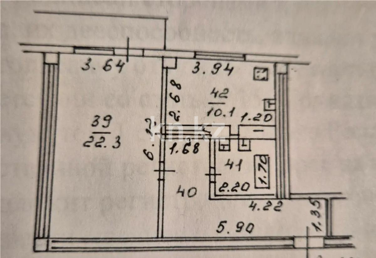 Продажа 1-комнатной квартиры, 47.5 м² в Алматы - фото 4