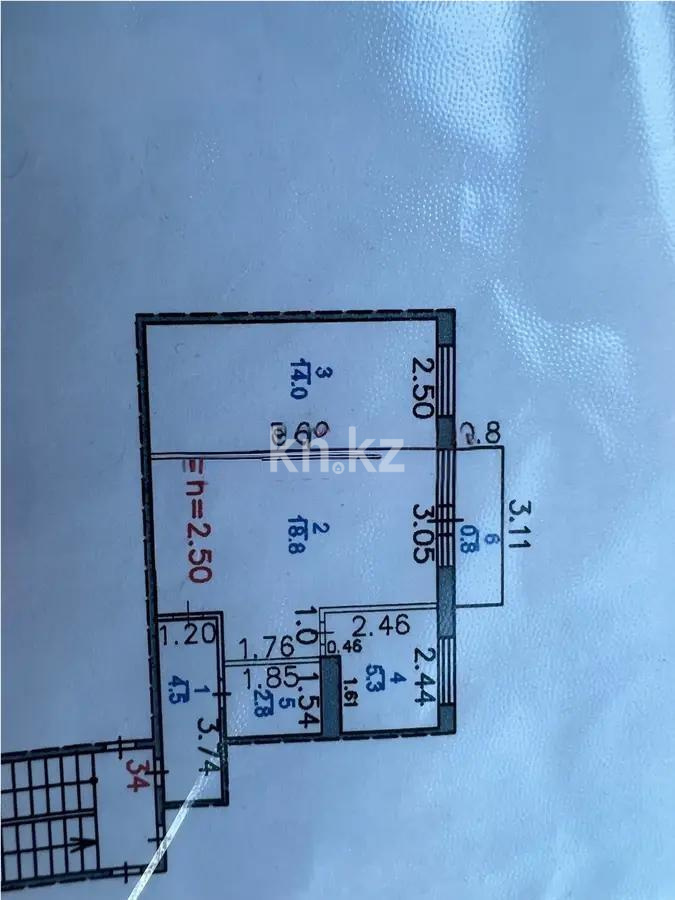 Продажа 2-комнатной квартиры, 46 м² в Караганде - фото 14