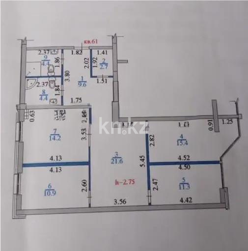 Продажа 4-комнатной квартиры, 97 м² в Алматы - фото 5