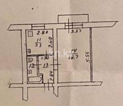 Продажа 1-комнатной квартиры, 33.3 м², мкр-н Алмагуль в Алматы - фото 9
