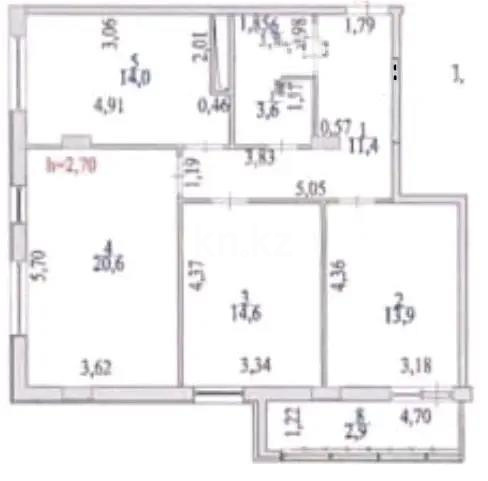 Продажа 3-комнатной квартиры, 82 м² в Астане - фото 8