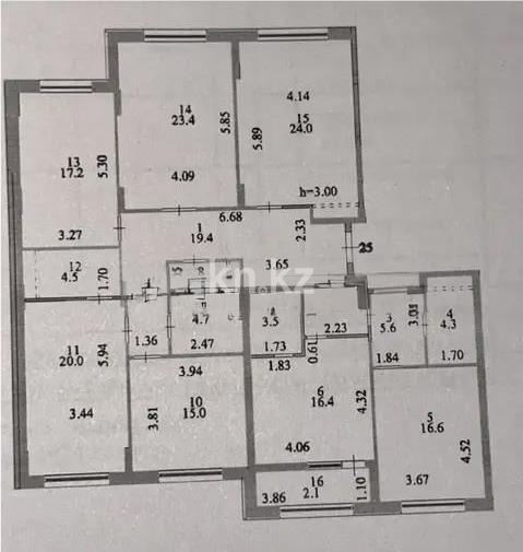 Продажа 6-комнатной квартиры, 185 м², пр. Улы Дала, дом  37 в Астане