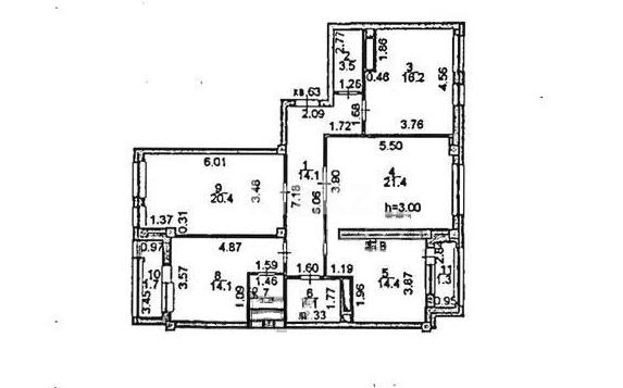 Продажа 4-комнатной квартиры, 114.1 м² в Астане - фото 9