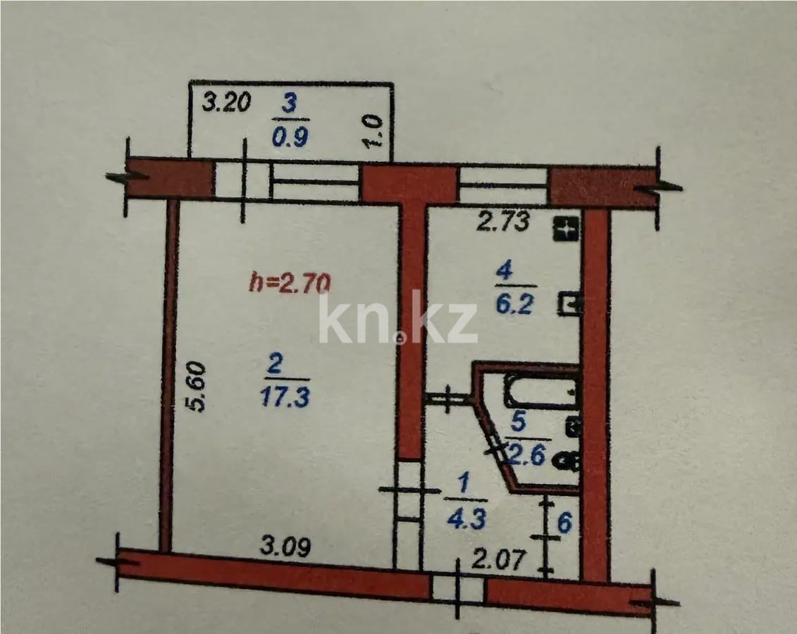 Продажа 1-комнатной квартиры, 31.9 м² в Алматы - фото 4