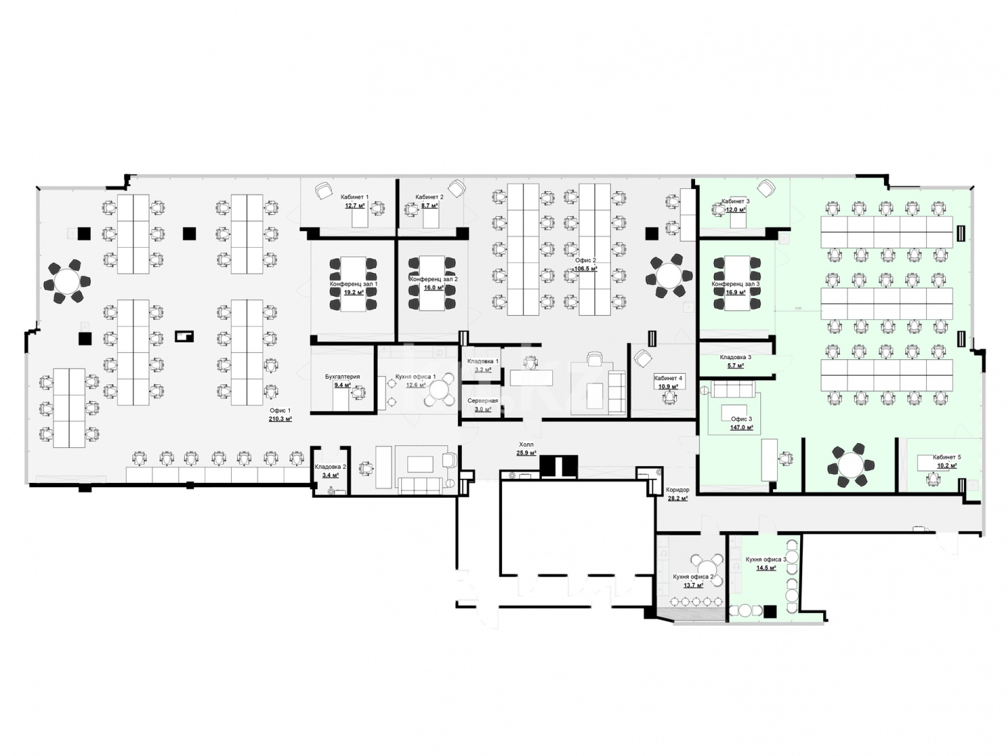 Аренда , ул. Наурызбай батыра, дом  17А в Алматы - фото 11