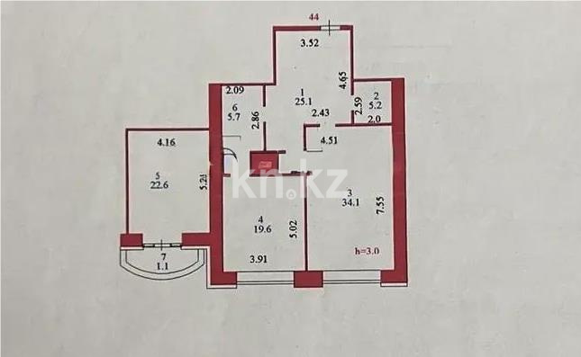 Продажа 3-комнатной квартиры, 114 м² в Астане - фото 6