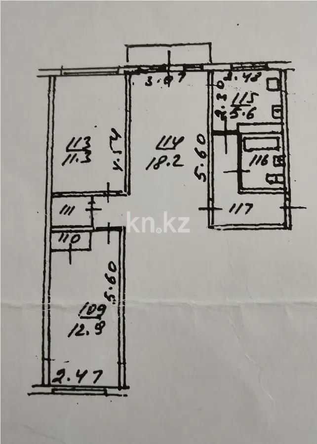 Продажа 3-комнатной квартиры, 58 м² в Алматы - фото 5