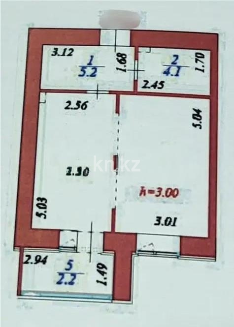 Продажа 1-комнатной квартиры, 40 м² в Астане - фото 3