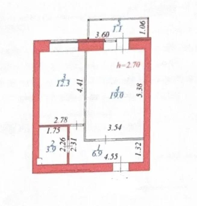 Продажа 1-комнатной квартиры, 43.2 м² в Астане - фото 4
