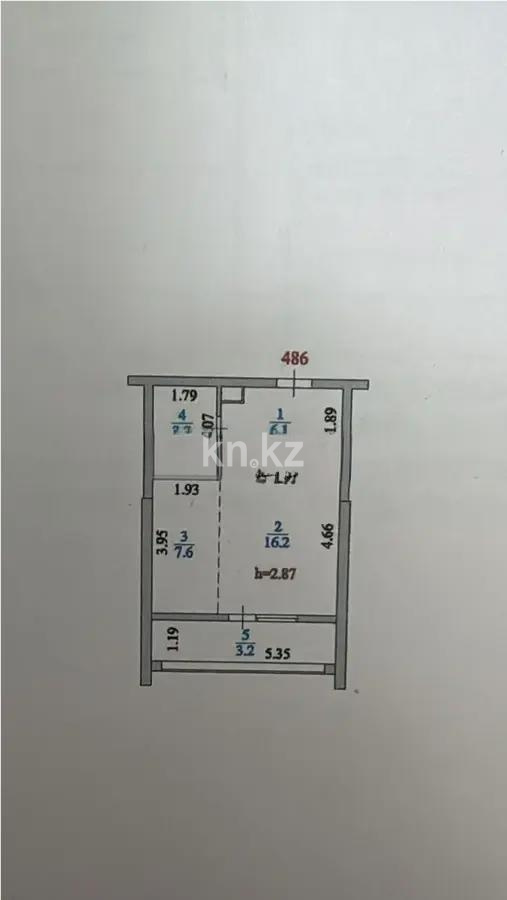 Продажа 1-комнатной квартиры, 37 м², ул. А-75, дом  2 в Астане - фото 4
