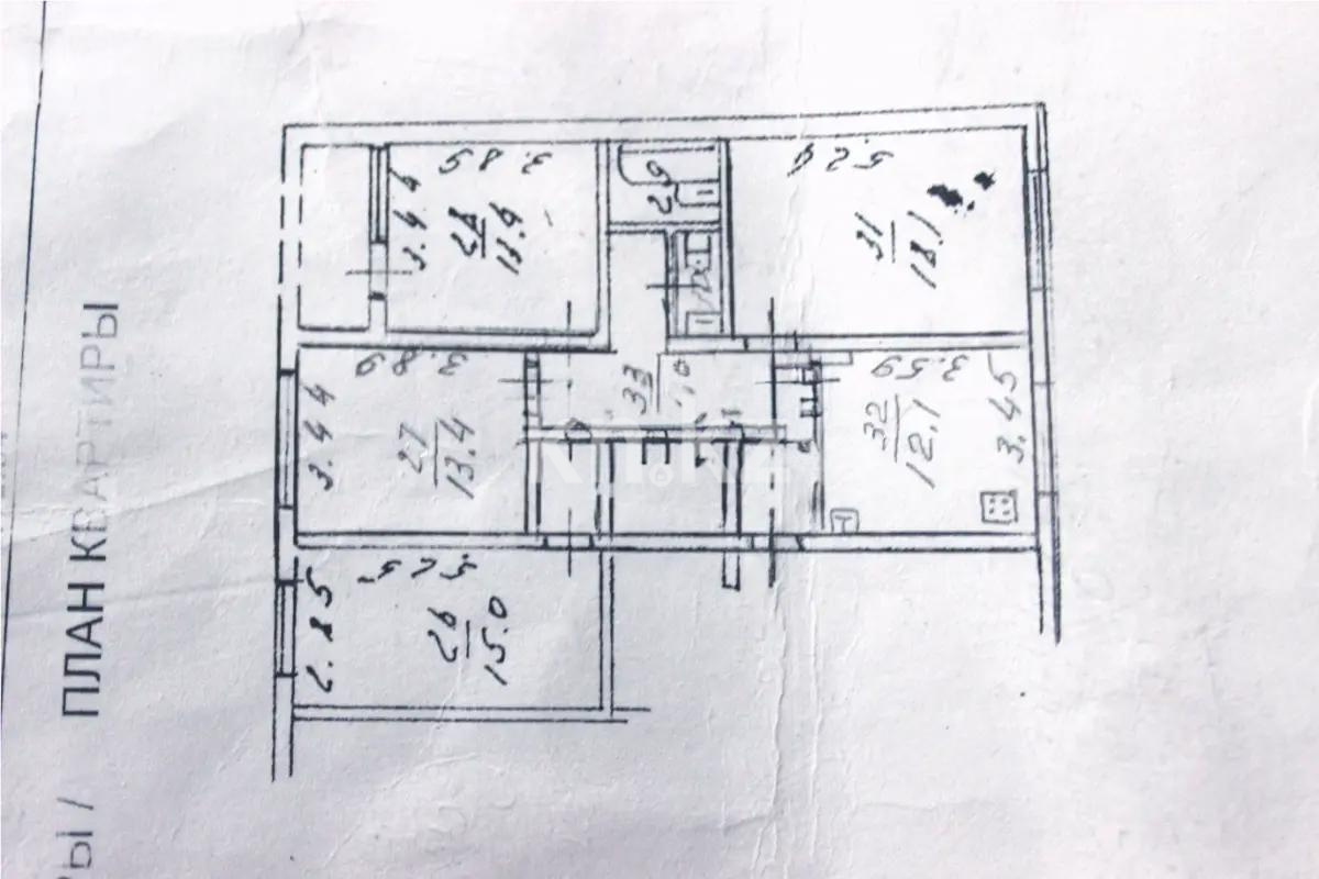 Продажа 4-комнатной квартиры, 100 м², мкр. Жетысу-2, дом  72 в Алматы