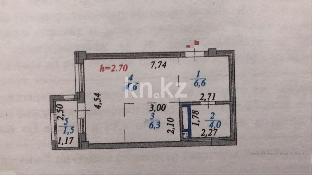 Продажа 2-комнатной квартиры, 35 м² в Астане - фото 5