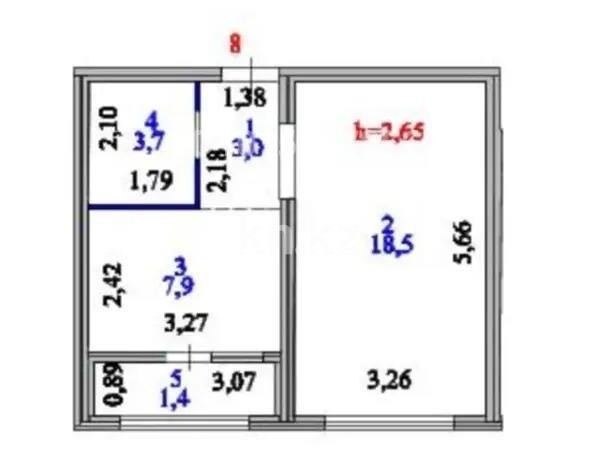 Продажа 1-комнатной квартиры, 35 м² в Астане - фото 3
