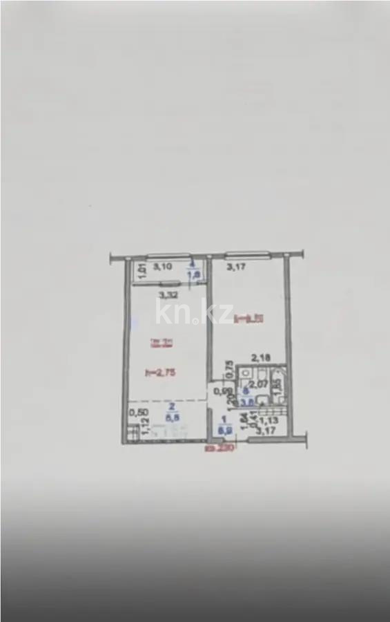 Продажа 2-комнатной квартиры, 50 м² в Алматы